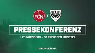 Pressekonferenz: 1. FC Nürnberg - SC Preußen Münster (1:1)