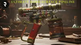 Steampunk Scorch Cannon | Cinematic Cycles Render & Game Asset Breakdown