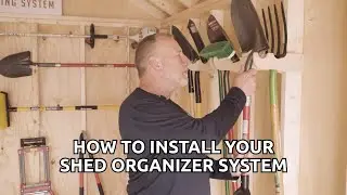 Easy Shed Organizer Installation | HangThis Up Tool Rack Setup Guide