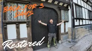 42. How we Restored these 15th Century Solid Oak Doors over 3 Days