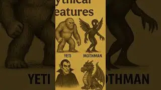 part-1 Mythical creatures  &mdash; Mermaid & Mothman #paranormal #creepyfacts #mysteryshorts #scaryshorts