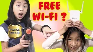 Pretend Play Police on a SMART Thief Steals Internet and Wifi