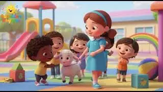 Mary Had a Little Lamb 🐑 A Sweet Story Song Sunshine Rhymes