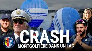 HOT-AIR BALLOON CRASH | Hot air balloon crashes into Lake Geneva | Geneva Rescue Exercise