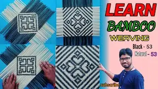 Bamboo weaving/ Bamboo Handicrafts Art by the Artisan's hands,