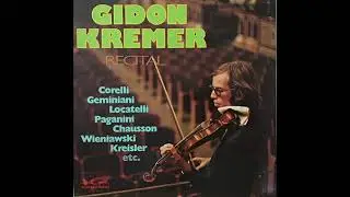 Gidon Kremer plays Paganini Caprice #4