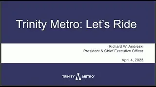 Look How They've Grown - Trinity Metro