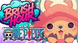 Can I Color One Piece Chopper in One Stream? 🐾🎨 | Brush Hour