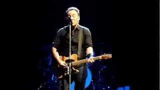 If I Should Fall Behind (solo electric) - Bruce Springsteen - Hanging Rock 1 - 30-03-2013