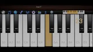 Axel F song by _piano