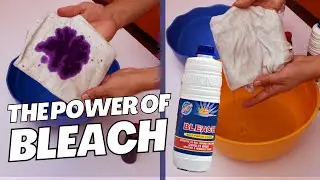 Magic with liquid bleach |Oxidation and bleaching action | SolutionInn