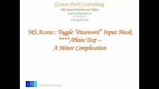 Toggle &ldquo;Password&rdquo; Input Mask****/Plain Text &ndash;A Minor Complication