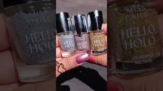 Hello Holo Collection by Miss Nails ✨💅 #nails #nailsinspo #nailswatches #nailsoftheday