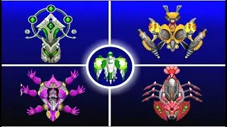 Galaxy Attack: Space Shooter | Boss Mode | New Boss 21 22 23 And 24  Boss Review | By World bosses