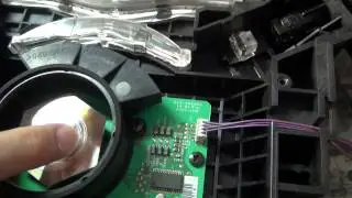 inside the optical unit of a laserprinter