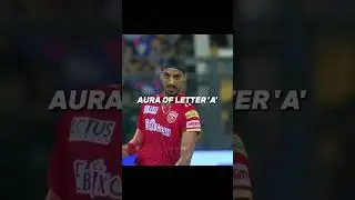 AURA OF LETTER 'A'