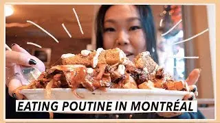 First Time Eating Poutine in MONTREAL | Canada Food Travel Vlog