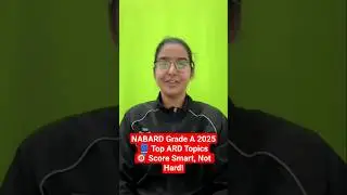 NABARD Grade A Important Topics 2025 ARD | How to Prepare NABARD Assistant Manager Exam Pre & Mains
