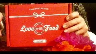 ASMR, Unboxing, Review, Love With Food Subscription Box, April 2016, Snacks, Soft Spoken