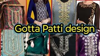 Gota Patti Work Designs | Gotta Patti Dress Designs | Gota Patti Suits Designs | Gota Patti Kurti