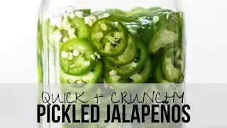 quick pickled jalape&ntilde;os