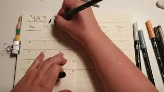 BULLET JOURNAL | Monthly Spread MAY 2019