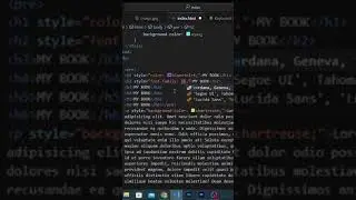 How To Change Font Family Or Size Using Style Syntex In HTML