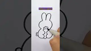 #draw #drawing #art Draw a rabbit with me