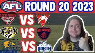 AFL- Round 20 Tips 2023