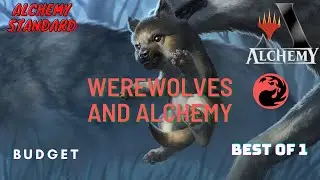 Trying out Alchemy with some Budget Werewolves MTG Arena Best of 1