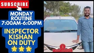 Vlog-3|A day in Life of Excise Inspector|Life of a Govt Employee|Custom Officer life|SSC CGL Job🔥🔥