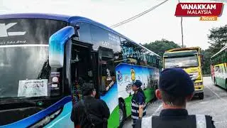 Express bus driver caught driving under drug influence during police check