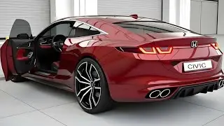 Honda Civic 2026 выглядит как суперкар по доступной цене!