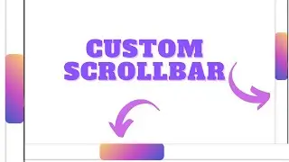 How to Create Custom Scrollbar | HTML & CSS #html #css #scroll