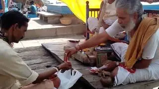 Ashes Immersion Rite of Somu Venkateshwarlu on 13-06-2014