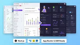 Modern Admin Dashboard with Next.js, TypeScript, MUI, Clerk Auth, Prisma & MongoDB