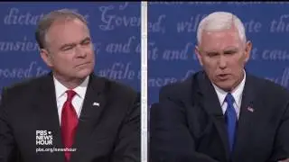 Pence and Kaine debate whether it's OK to discuss 'implicit bias' in policing and deadly shootings