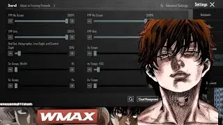 🔥 WMAX BGMI Sensitivity 4.1 | Best 3 Finger Controls | Pro Aim Settings