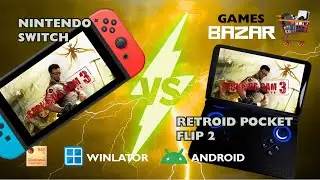 Serious Sam 3 Nintendo Switch VS ANDROID FPS Retroid Pocket Flip 2 Gameplay  #winlator #gaming