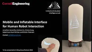 Mobile and Inflatable Interface for Human Robot Interaction