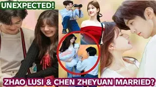 Zhao Lusi and Chen Zheyuan Marriage Rumors EXPLODE. The Silence That Shocked Fans Worldwide