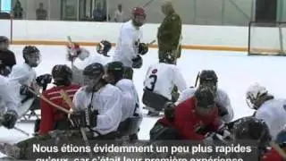 Canadian National Sledge Hockey Team at CFB Petawawa