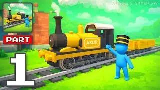 Rail Lands - Gameplay Walkthrough Part 1 - Build Rails Shape Empires (iOS, Android)