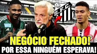 NEGÓCIO BOMBÁSTICO NO SANTOS! DIRETORIA COMFIRMOU ÚLTIMAS NOTÍCIAS DO SANTOS DE HOJE 