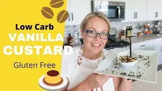 Keto Custard | How to make Low Carb Vanilla Custard | 3 Net carb | Easy to make custard