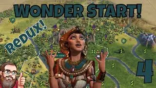 Civilization 6 - Wonder Start - Cleopatra on Paititi - REDUX! Civ 6 Egypt Deity Gameplay - Ep.4