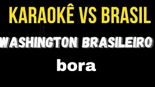 Karaokê bora -Washington Brasileiro (Karaokê profissional em alta qualidade de Estúdio )