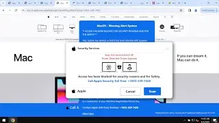 +1833-339-7420 fake Apple Security Alert removal.