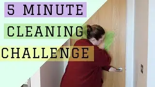 5 MINUTE CLEANING CHALLENGE || DOORS & LIGHTS
