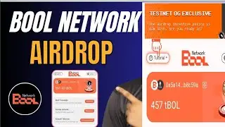 Bool Network Airdrop || Bool Network Airdrop Complete Guide @DeepSafe_official